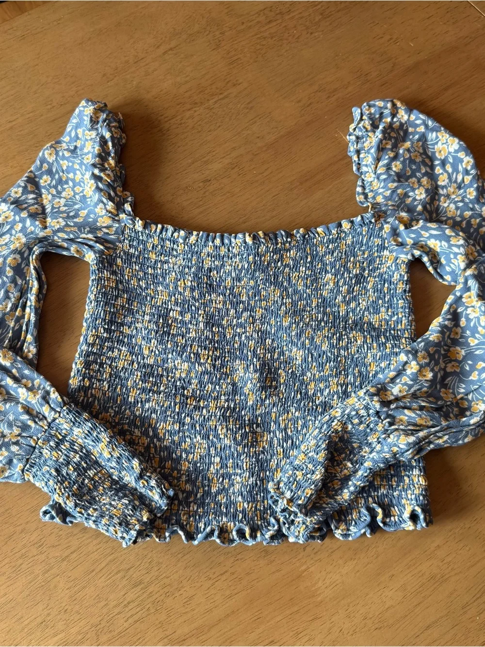 Reformation top smocked